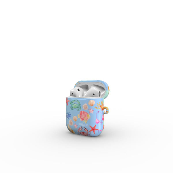 Apple AirPods 1/2 Seaside Summer tough case (gradient blue)